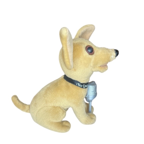 Vintage Taco Bell Yo Quiero Microphone Chihuahua Plush Toy Dog Doesn't Talk - Picture 4 of 7